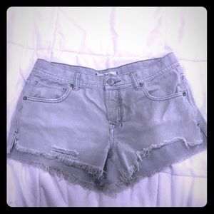 Free people shark bite denim short